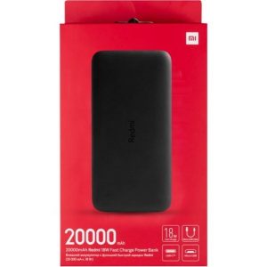 پاوربانک 18 وات شیائومی مدل Redmi PB200LZM ظرفیت 20000 میلی آمپرساعت مشکی