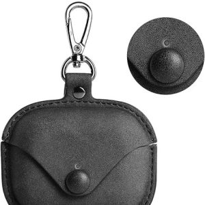 کاور محافظ چرمی ایرپاد پرو Coteetci PU Case With Hook For Apple Airpods Pro